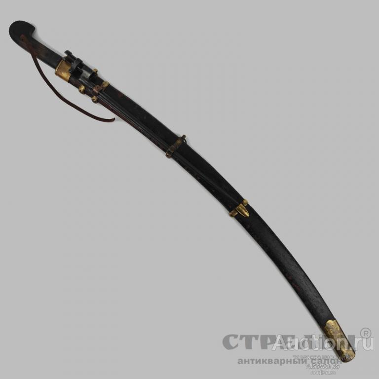 Шашка солдатская типа «нижегородка», образца 1834 года со штыком