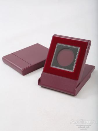 Футляр пластиковый (79х106х16 мм) для монеты в капсуле Quadrum (50х50х6 мм),