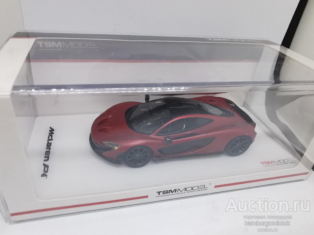 671 McLaren P1 Matte Red TSM430249 1:43 TSM DEFEKT truescale