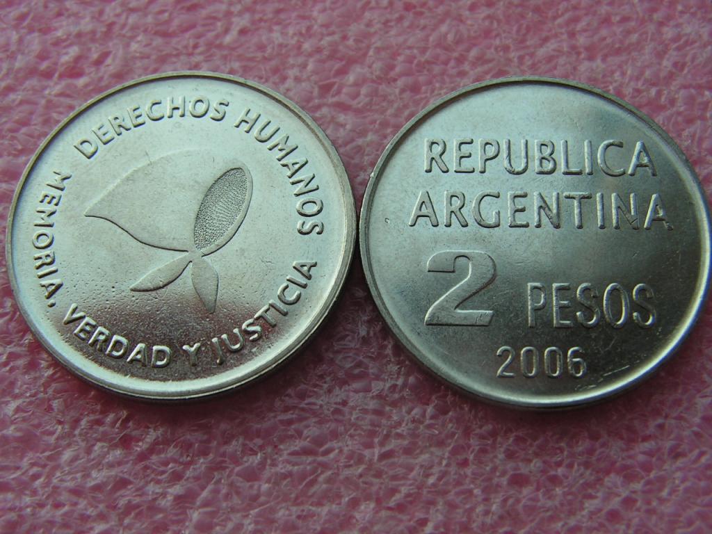 Аргентина 2 песо 2006 права человека unc