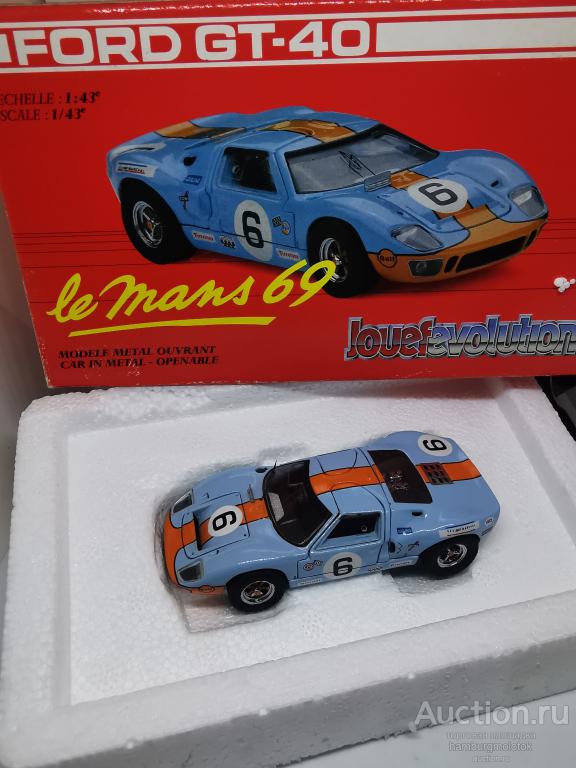 318 1:43 JOUEF 3006 FORD GT40 MK1 64 LM68 jouef evolution