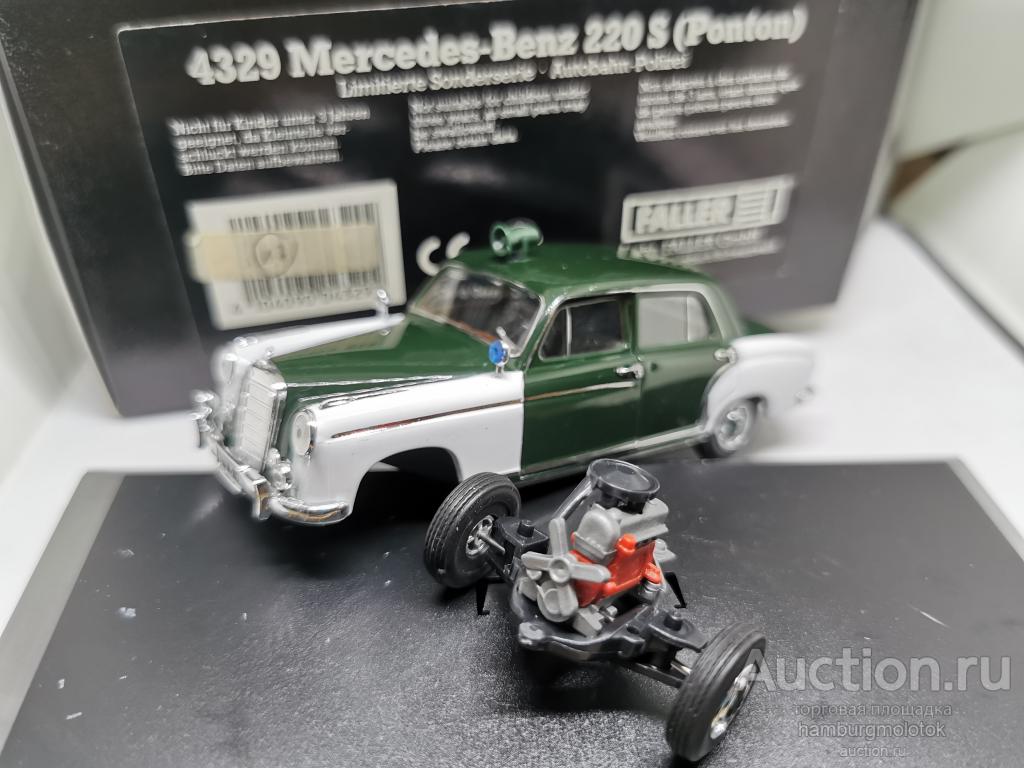095 Faller Mercedes Benz 220 S Ponton 4329 1:43 w180 1956-1959
