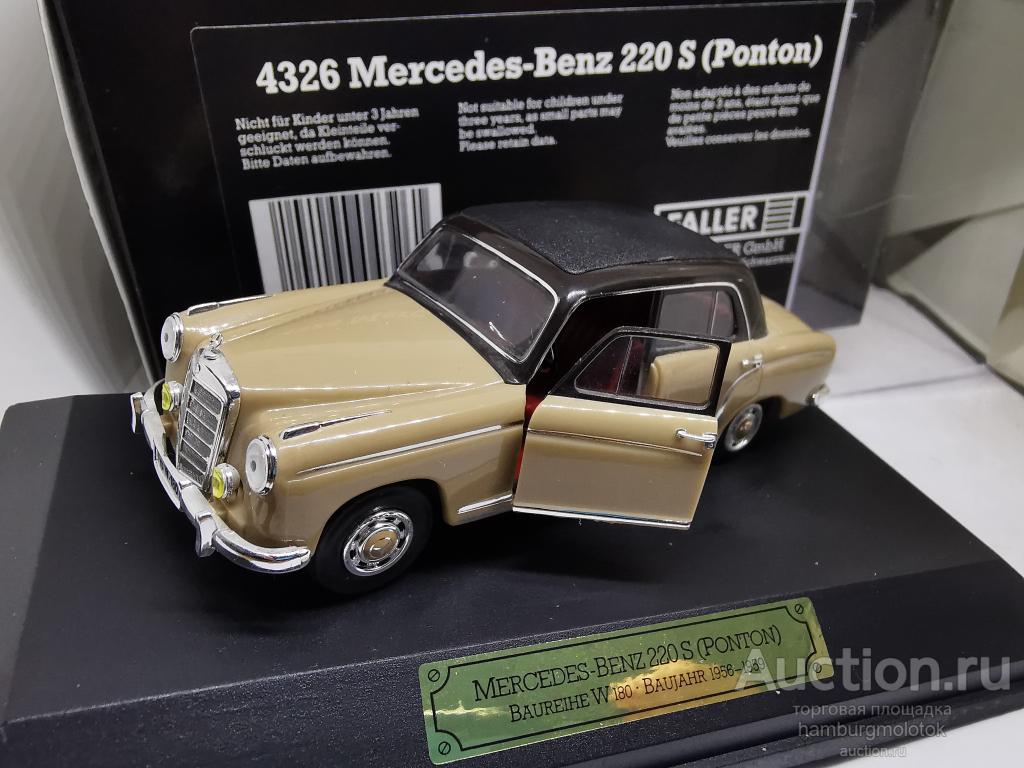 743 Faller Mercedes Benz 220 S Ponton 4326 1:43 w180 1956-1959