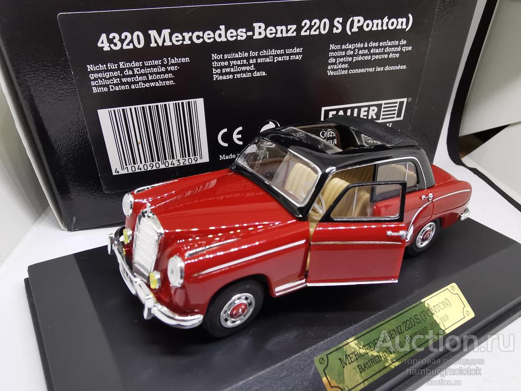 1085 Faller Mercedes Benz 220 S Ponton 4320 1:43 w180 1956-1959