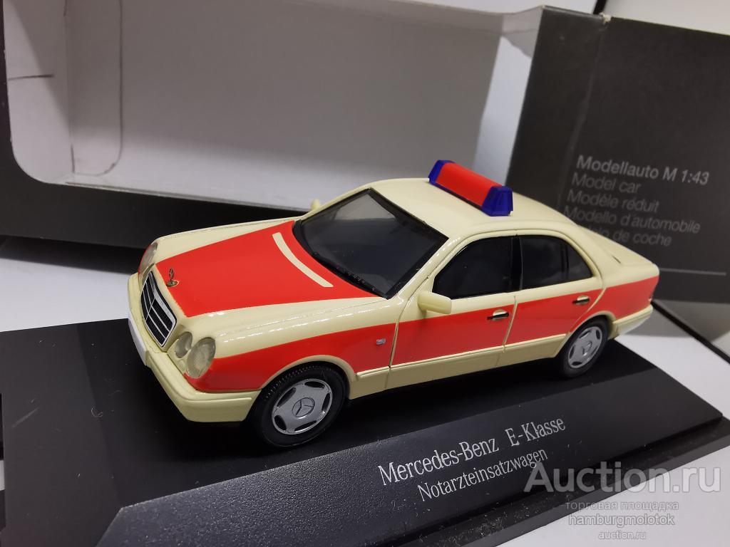 225 Mercedes W210 E Klasse Notarzteinsatzwagen herpa 1:43 b66005730