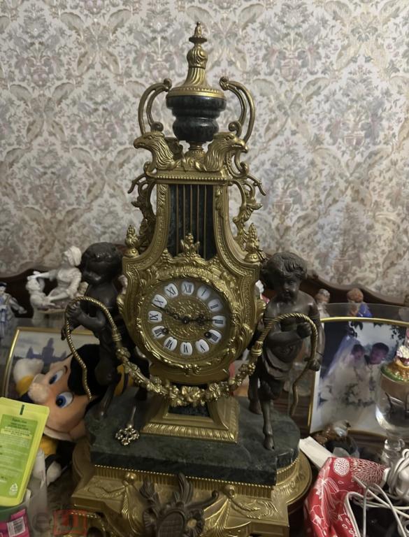 Коллекционные часы Louis XV из бронзы