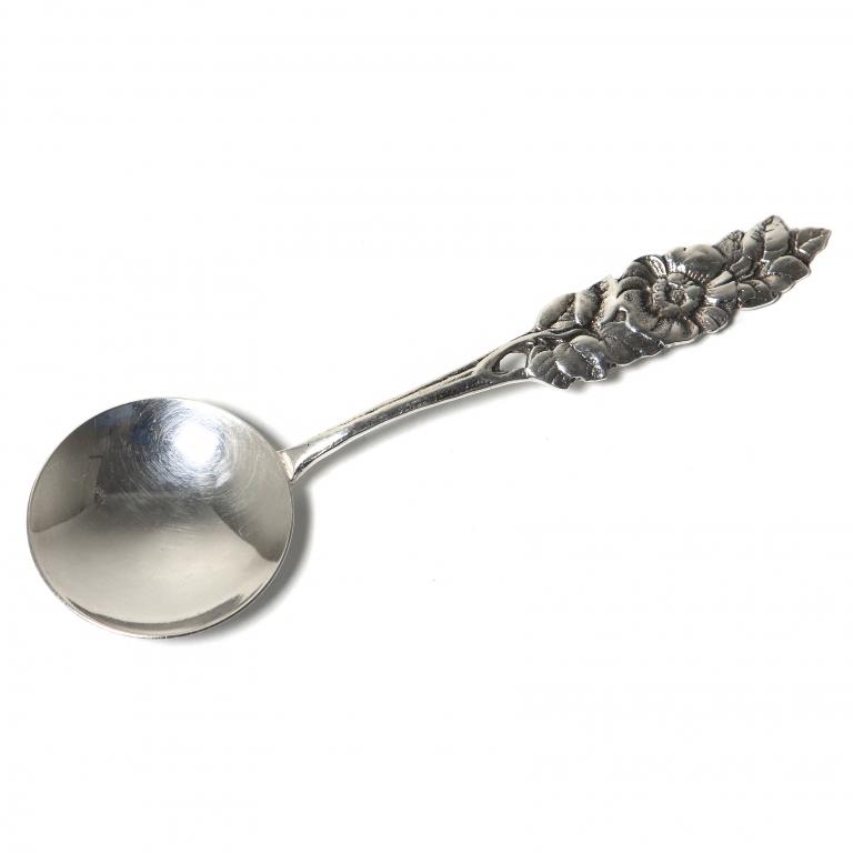 Серебряная сервировочная ложка. Швеция, 1949 год