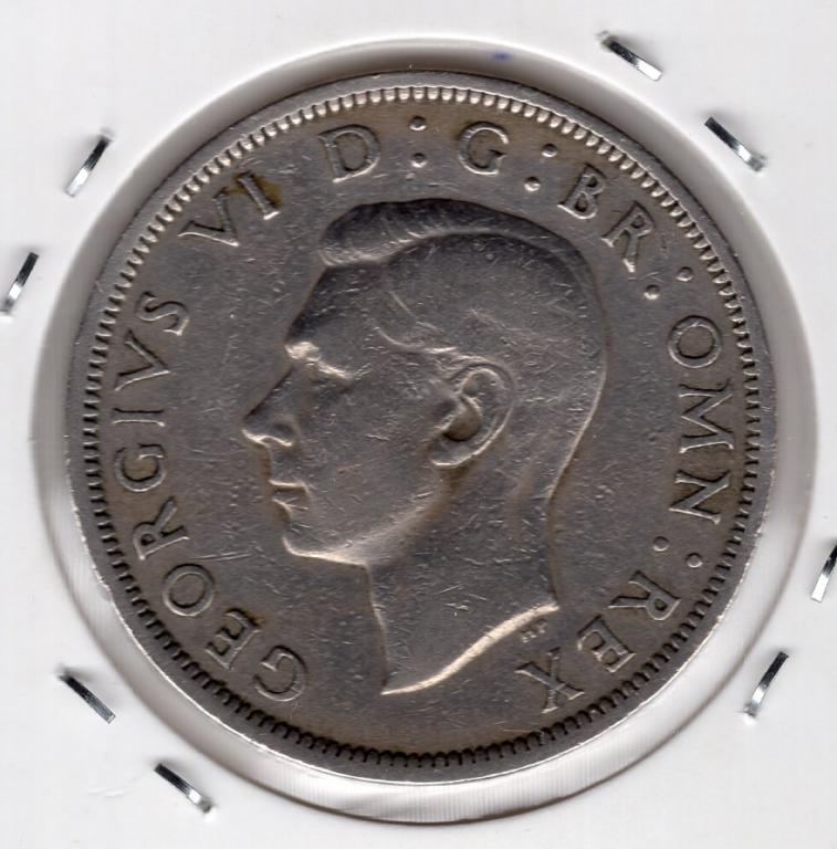 1/2 кроны - Великобритания - 1947 - Георг VI - KM#866