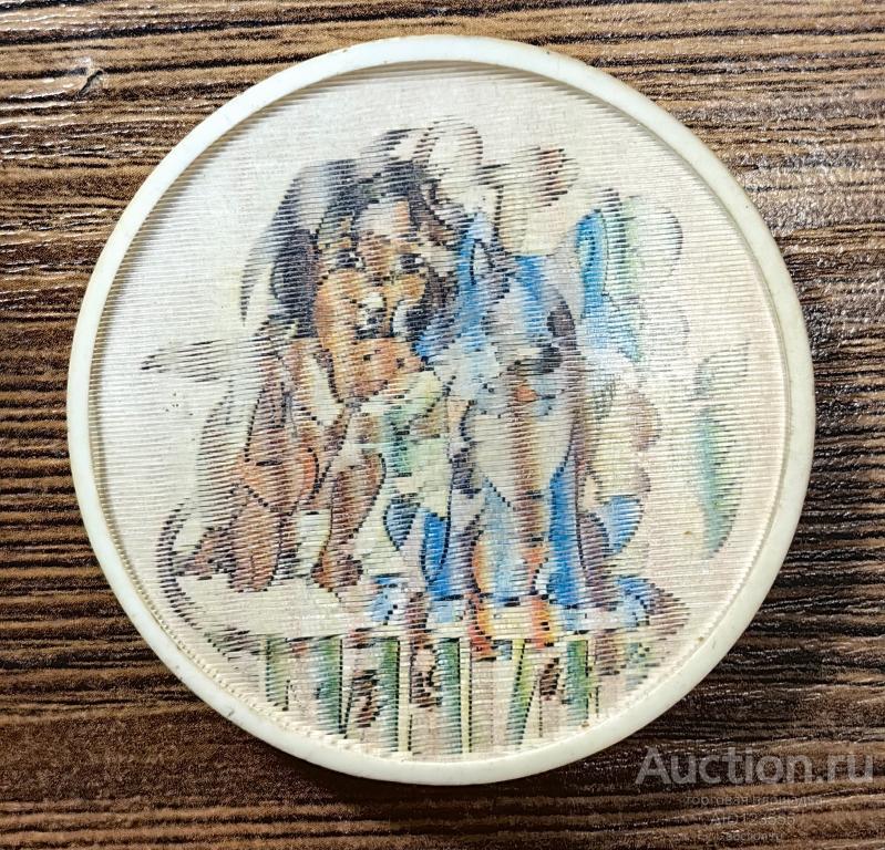 ЗНАК ДЕТСКИЙ Маугли герои мультфильмов переливашка стерео
