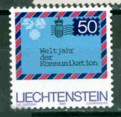 Лихтенштейн 1983  Mi# Конверт  на марке MNH