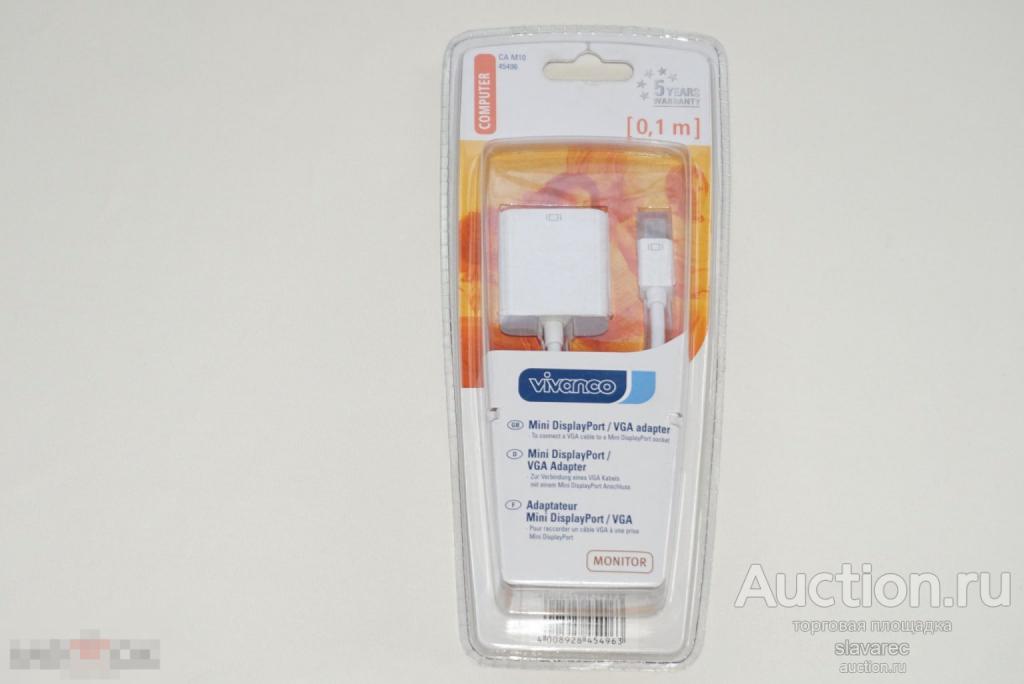 Vivanco - адаптер Mini DisplayPort - VGA / Apple