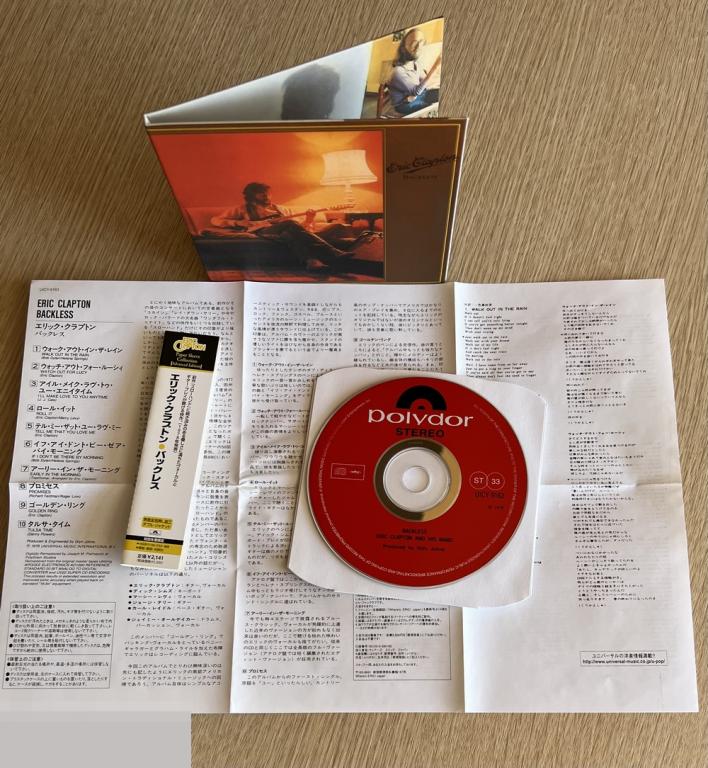 Eric Clapton - Backless - Mini Vinyl CD