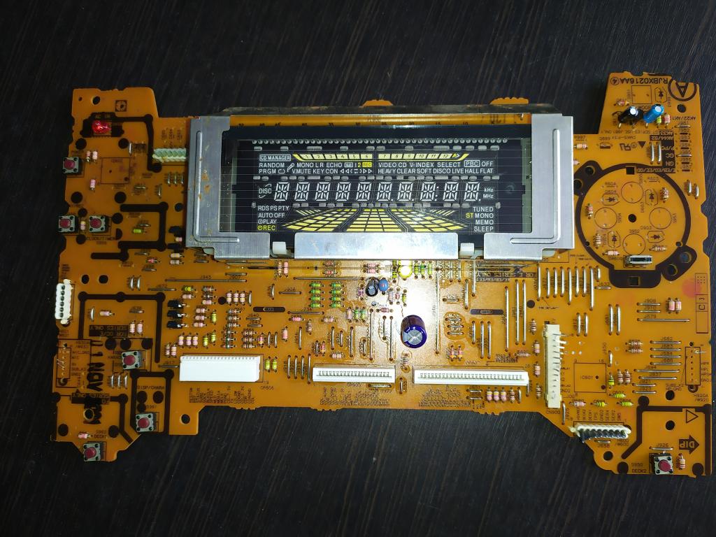 Дисплей муз центра Panasonic SA AK 22 c платой 100% РАБОЧИЙ