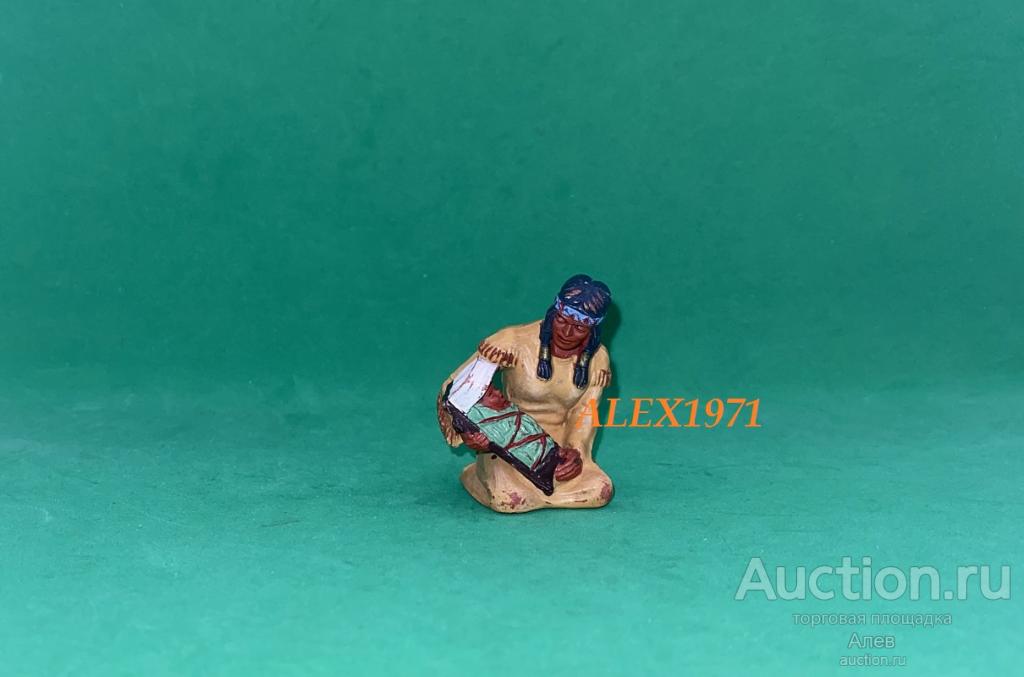 ELASTOLIN HAUSSER ГЕРМАНИЯ, № 6833 ИНДЕАНКА С РЕБЕНКОМ, СОЛДАТИК, ВЕСТЕРН, ДИКИЙ ЗАПАД