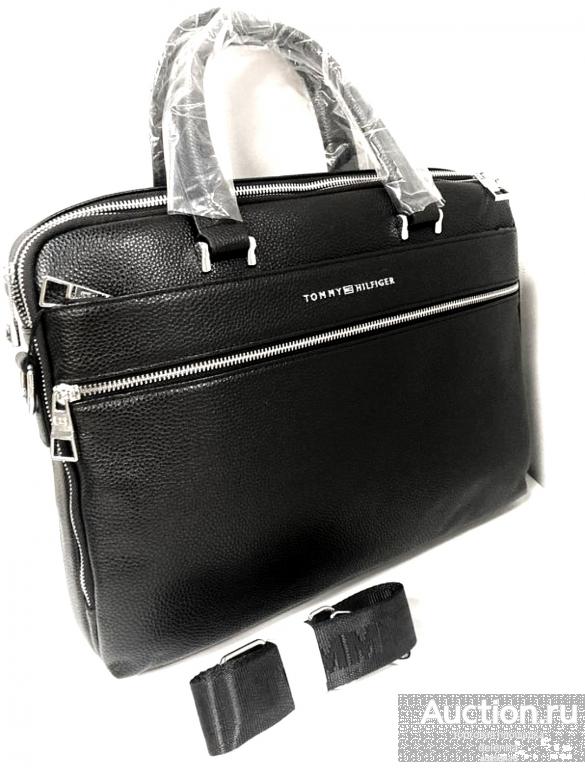 Мужская кожаная сумка Tommy Hilfiger Lux ПОРТФЕЛЬ  NEW