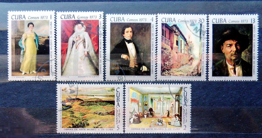 Куба 1973 гашен. А8кр стр24  марки живопись