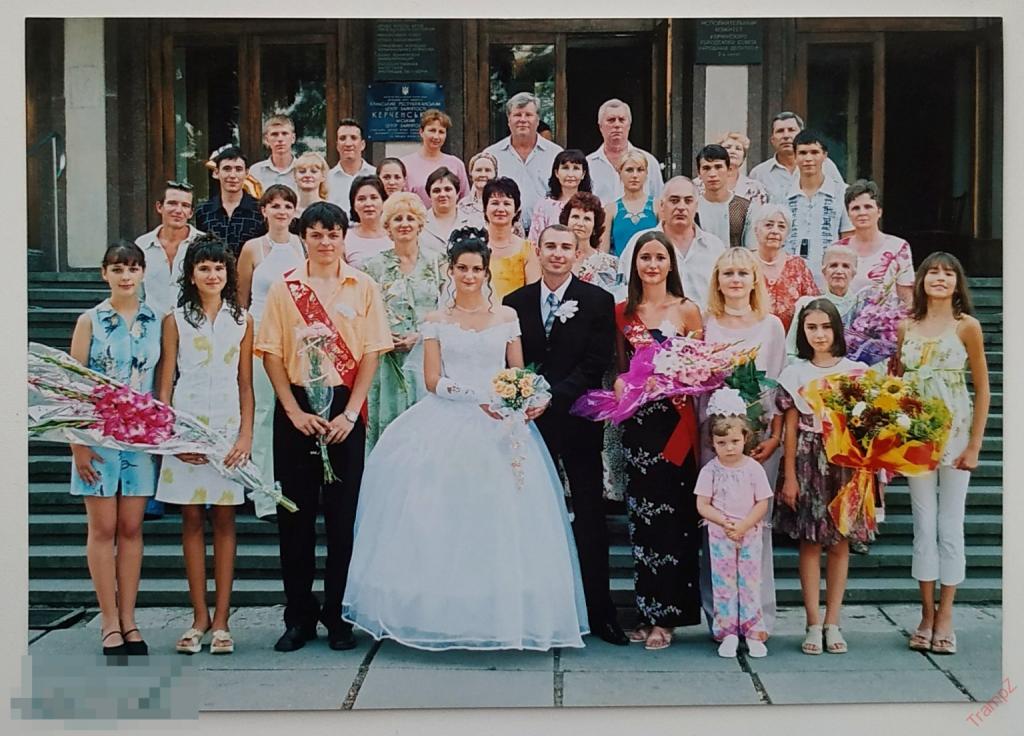 Фотография цветная свадьба жених невеста свадебное платье мода молодежь прическа девушки букет #139*