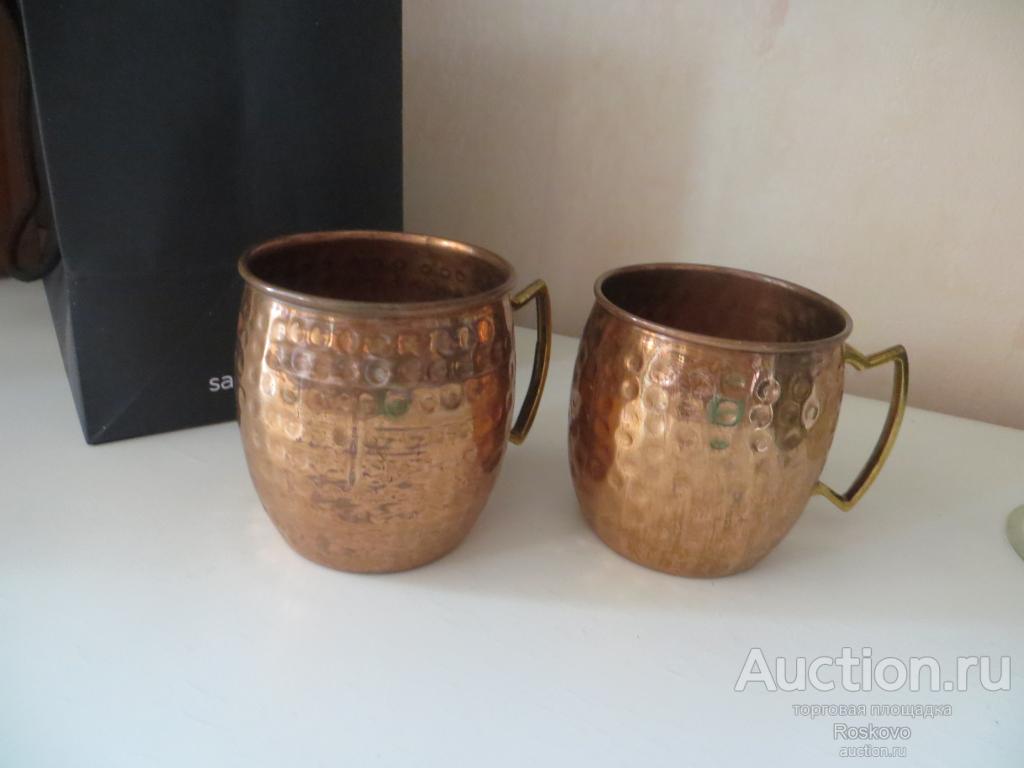кружка медная высота 9,0см