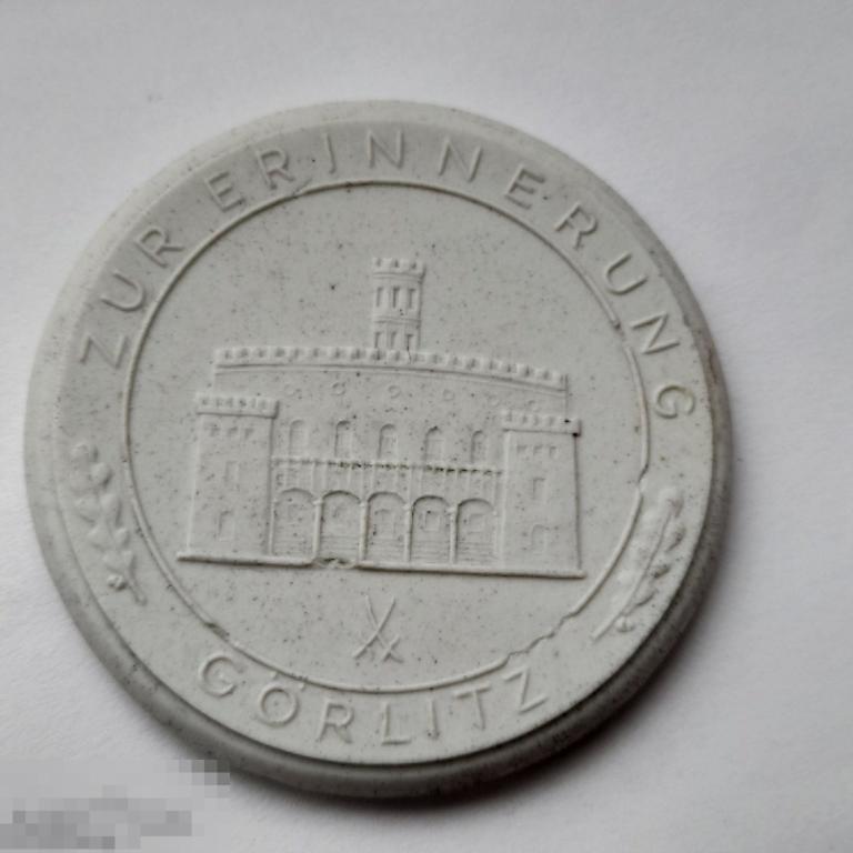 мейсен старинная медаль Гёрлиц