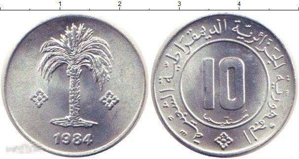 Алжир - 10 Сантим 1984 UNC Мешок