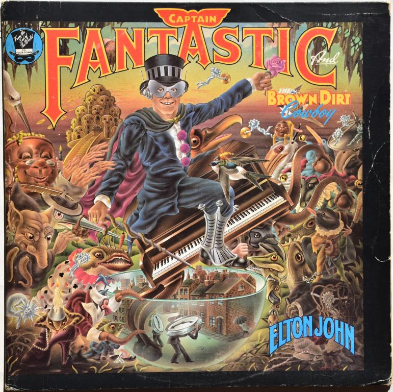Elton John "Captain Fantastic And The Brown Dirt Cowboy" 1975 Lp USA
