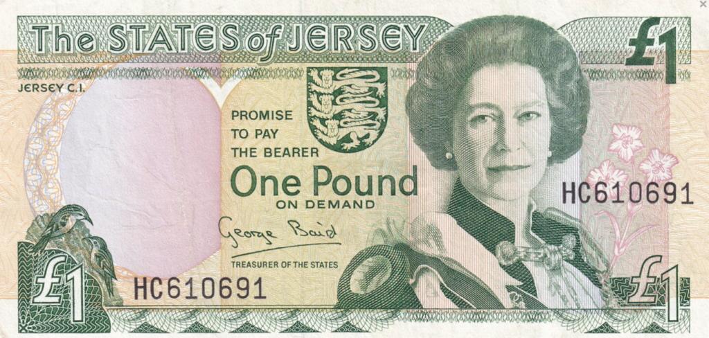 Джерси 1 фунт 1993 год ПРЕСС/UNC