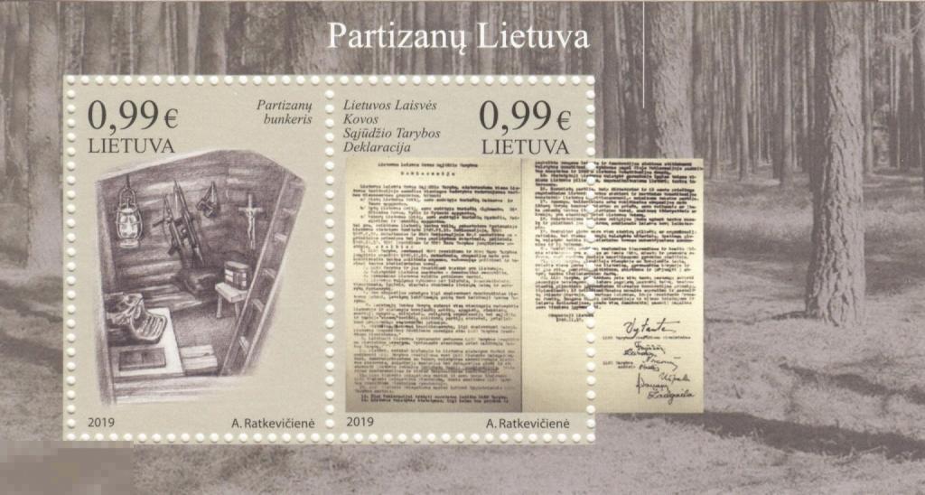 Литва - 2019 - История - Партизаны Литвы - Блок