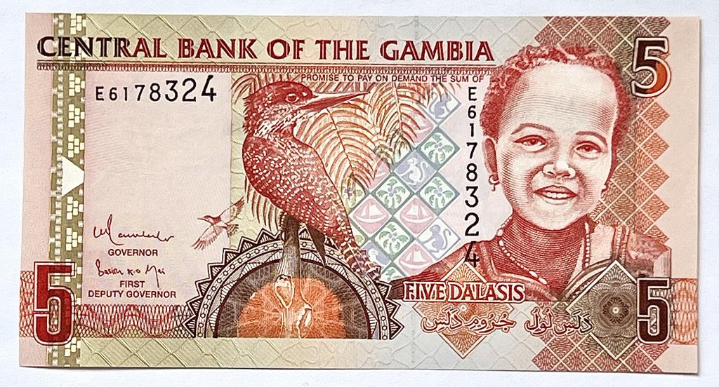 ГАМБИЯ 5 ДАЛАСИ 2009 ГОД UNC