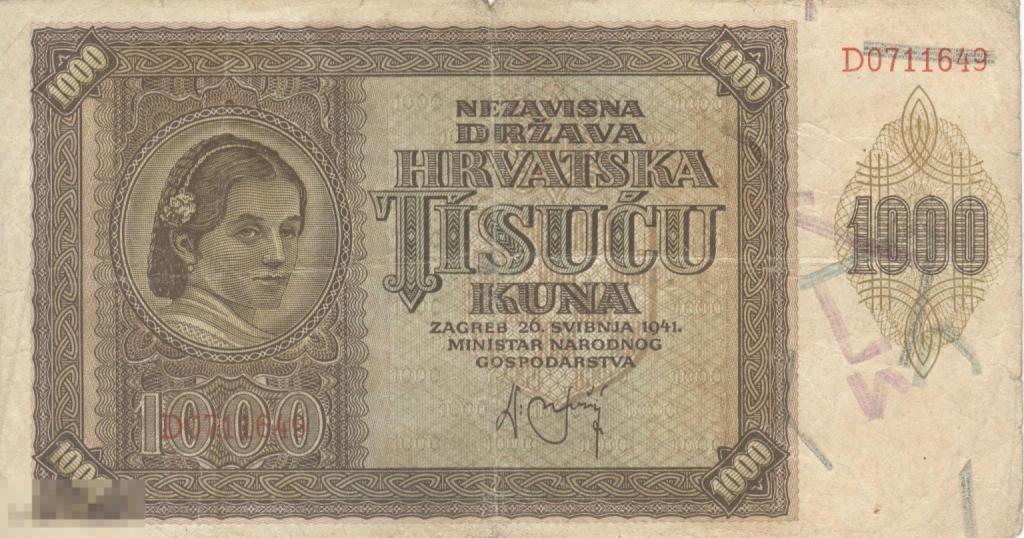 Хорватия - 1000 Кун 1941 (649)