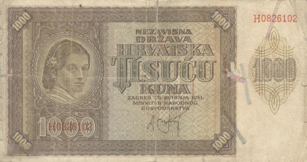 Хорватия - 1000 Кун 1941 (102)
