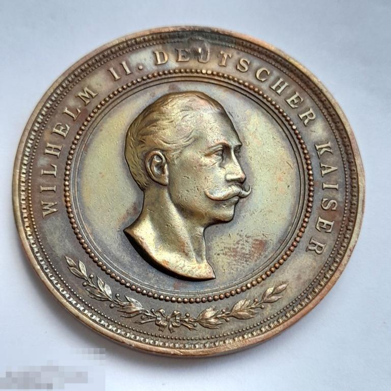 Памятная медаль 1889 г Кёльн За спорт