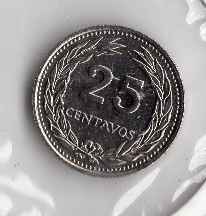 25 сентаво - Сальвадор - 1977