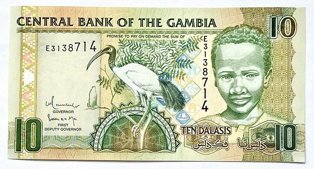 ГАМБИЯ 10 ДАЛАСИ 2009 ГОД UNC