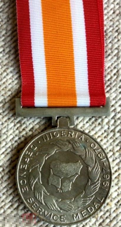 Медаль Нигерия - За воинские заслуги" 1967 - 70