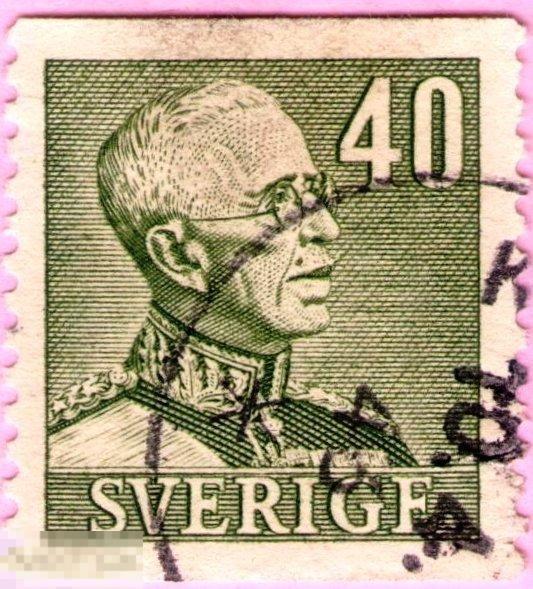 ШВЕЦИЯ 1939 Стандарт Король Густав V