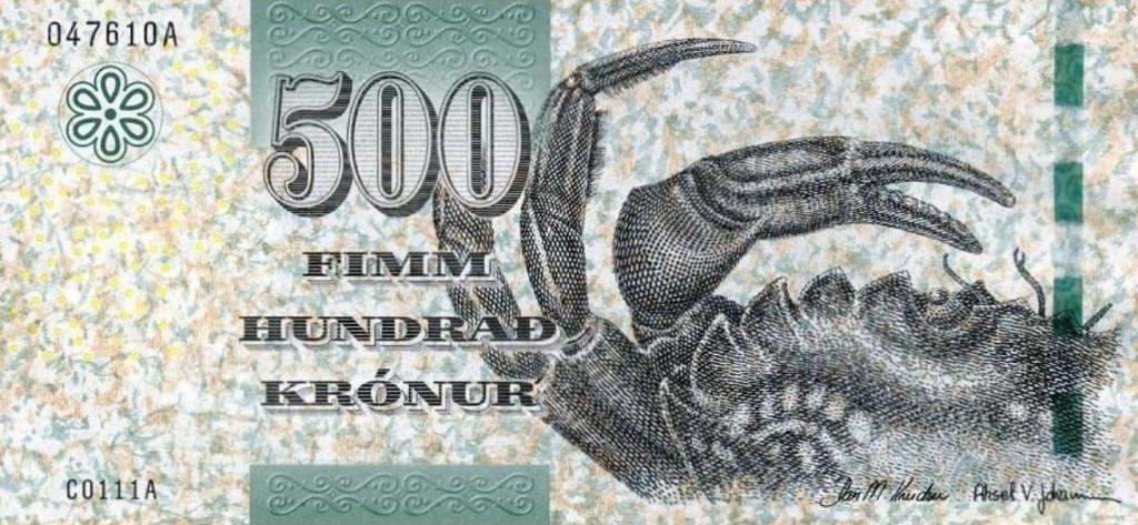 Фарерские о-ва 500 крон 2011 год ПРЕСС/UNC