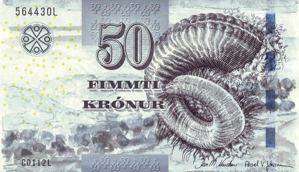 Фарерские о-ва 50 крон 2011 год ПРЕСС/UNC