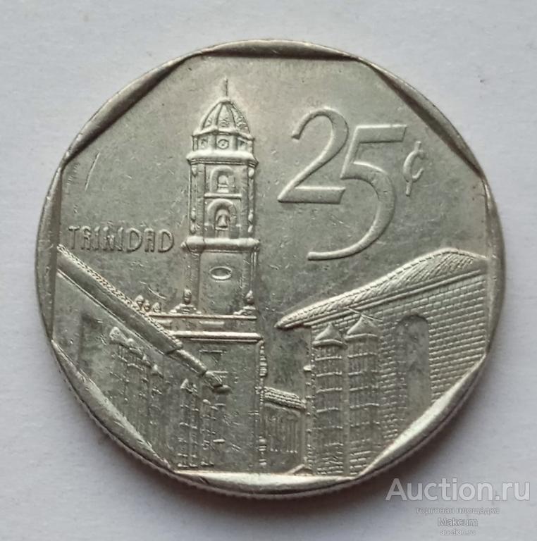 Куба 25 сентаво .1994 г .