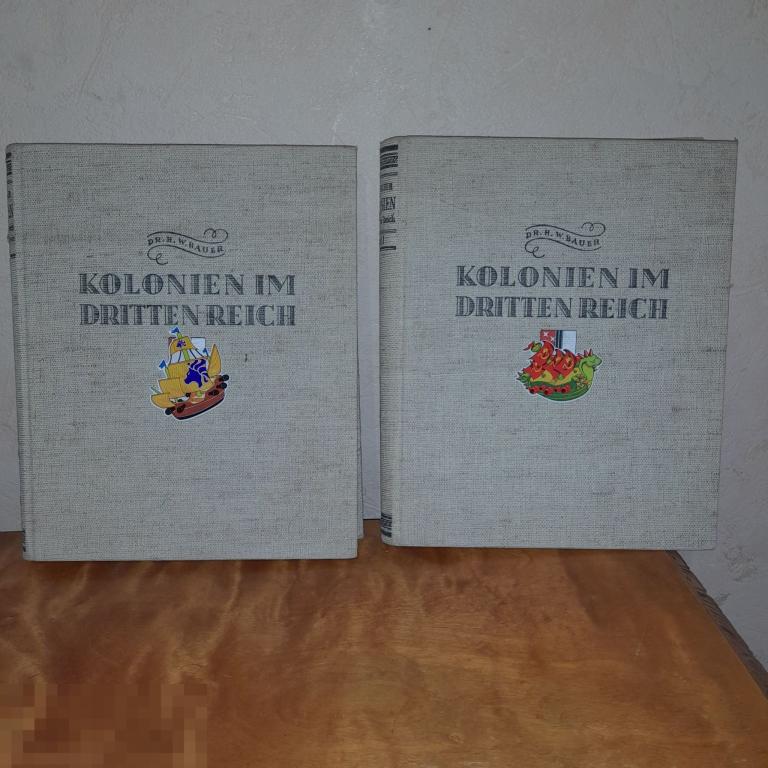 Антикварные книги колонии третьего 1937 год ТРЕТИЙ РЕЙХ оригинал