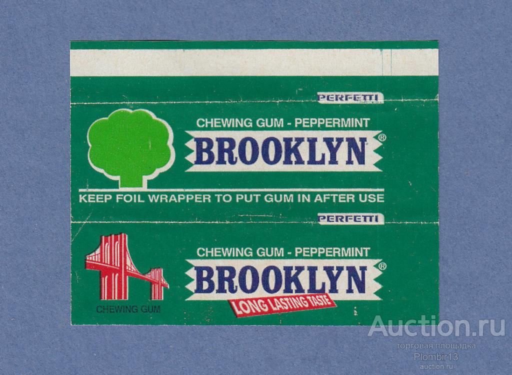 Обертка Италия Perfetti S.p.A. LAINATE Brooklyn Peppermint
