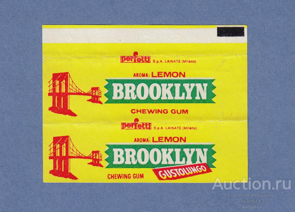 Обертка Италия Perfetti S.p.A. LAINATE Brooklyn Lemon