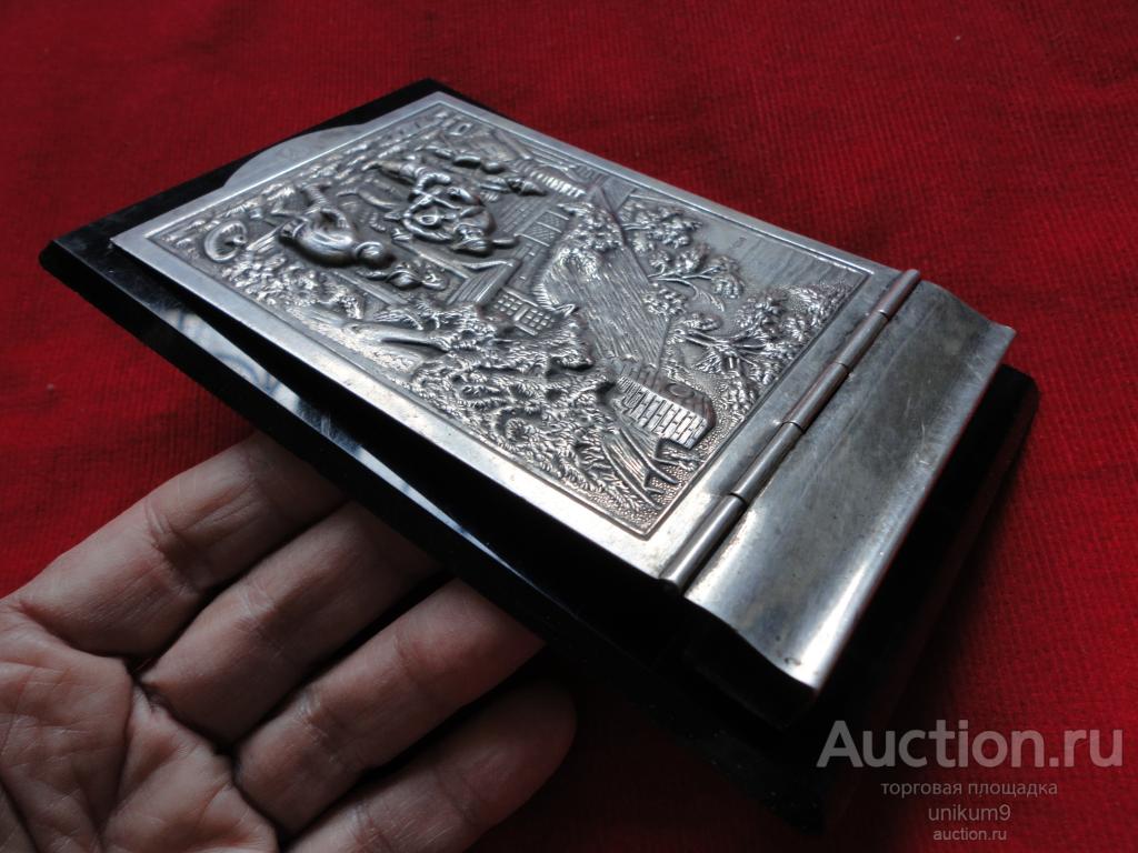 винтажный   блокнот, ежедневник. с  накладкой Германия