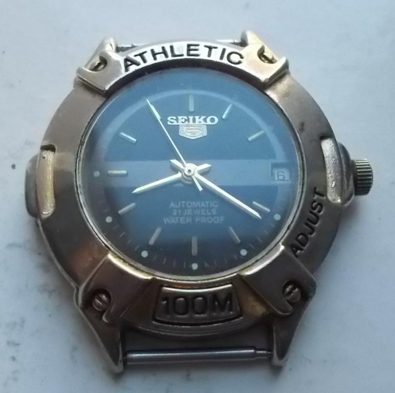 Часы Seiko механика муляж минеральное стекло внутри китайский механизм без автоподзавода на ходу