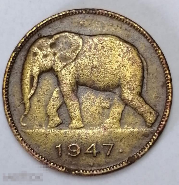 Бельгийское Конго 5 франков 1947 (4)