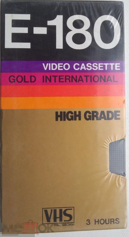 Видеокассета VHS  E - 180 (Япония) новая запечатанная