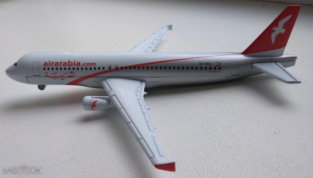 Модель самолёта A-320 Air Arabia 1: 400