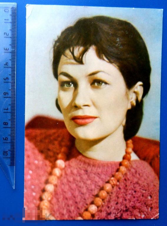 артисты кино СИЛЬВИЯ СЕРГЕЙЧИКОВА 1965 БПСК --  Q5