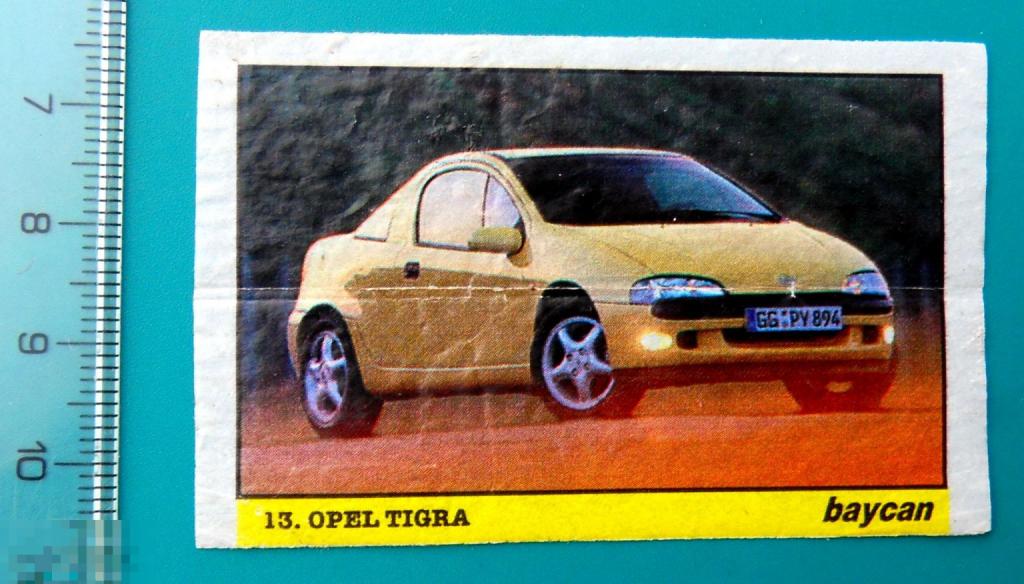 вкладыши Bombibom (baycan) без знака b -- №13 авто автомобиль- cS (26) ..1..
