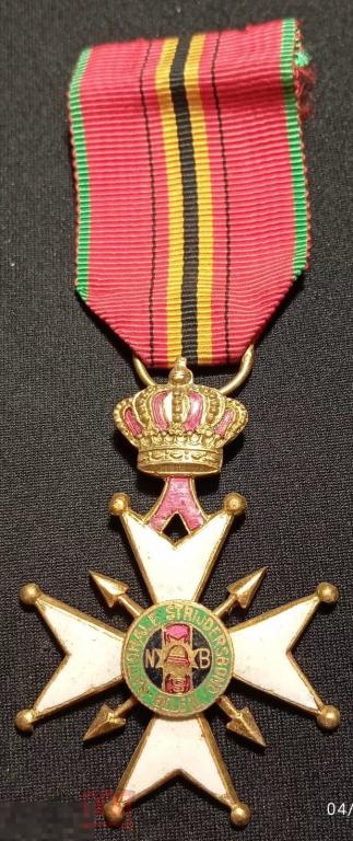 Бельгия - Памятный крест Национальной Федерации Фронтовиков, 1914-1918