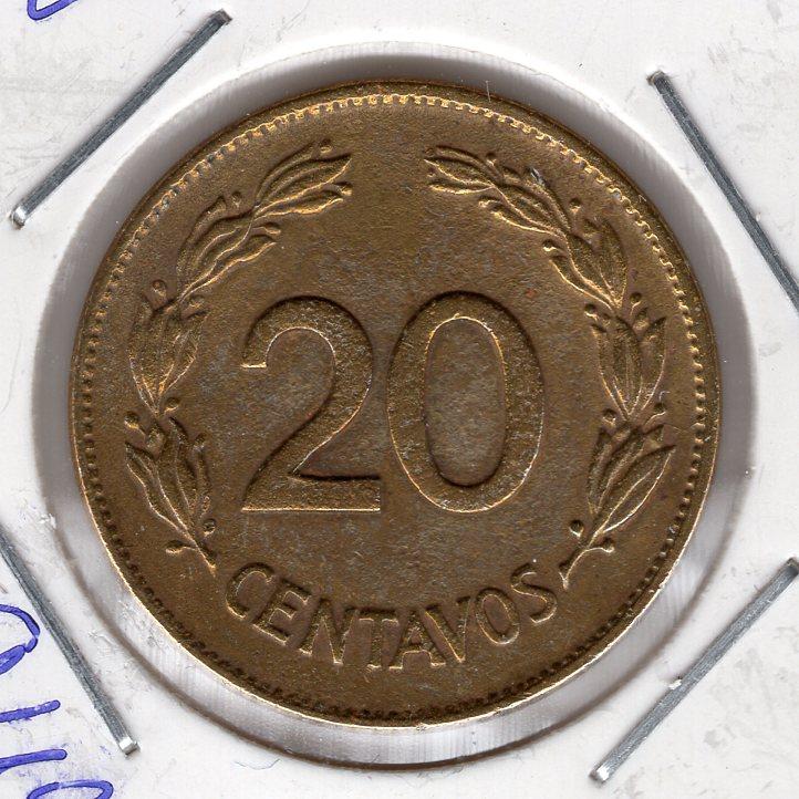 20 сентаво - Эквадор - 1942